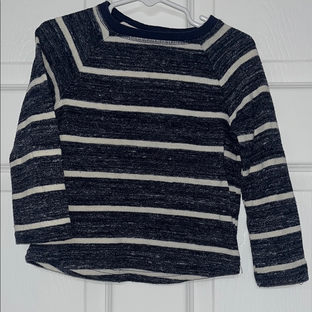 True Craft Blue and White Long Sleeve Tee